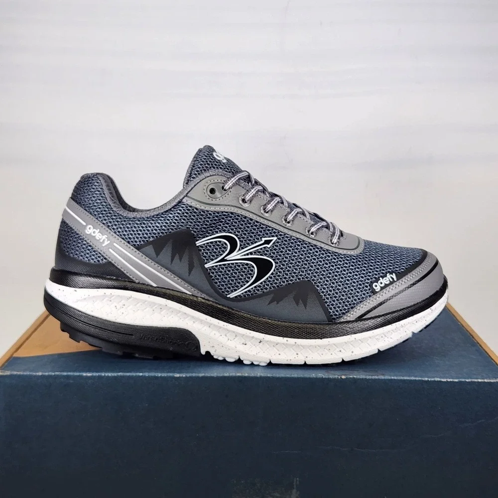 Gdefy Mighty Walk Shoes Mens Size 11.5 Wide Gray VersoShock TB9024MGS